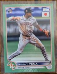 Jeremy Pena [Jade Green] #8 Baseball Cards 2022 Topps Japan Edition Prices