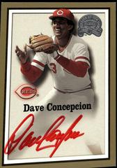 Dave Concepcion [Autographed Red Ink] Baseball Cards 2000 Fleer Greats Prices