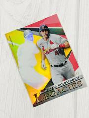 Paul Goldschmidt, Stan Musial [Gold Refractor] Baseball Cards 2021 Topps Finest Legacies Prices