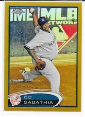C. C. Sabathia Baseball Cards 2012 Topps Chrome Prices