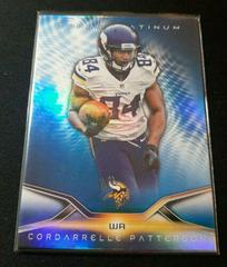 Cordarrelle Patterson [Blue] #15 Football Cards 2014 Topps Platinum Prices