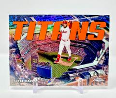 Bryce Harper [Orange] Baseball Cards 2023 Topps Chrome Titans Prices