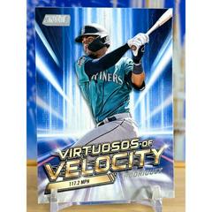 Julio Rodriguez #VV-6 Baseball Cards 2023 Stadium Club Virtuosos of Velocity Prices