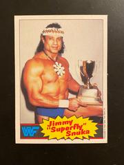 Jimmy 'Superfly' Snuka Wrestling Cards 1986 Scanlens WWF Prices