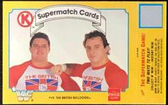 The British Bulldogs #19 Wrestling Cards 1987 WWF Circle K Supermatch Cards Prices