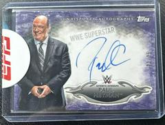 Paul Heyman [Purple] Wrestling Cards 2015 Topps WWE Undisputed Autographs Prices