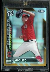 Lucas Giolito [Gold] Baseball Cards 2016 Bowman Scouts' Top 100 Prices