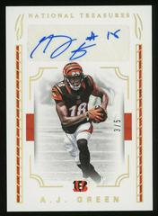 A.J. Green [Holo Gold] #22 Football Cards 2016 Panini National Treasures Prices