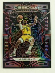 LeBron James [Red] #36 Basketball Cards 2022 Panini Obsidian Prices