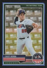 Casey Borba [USA Flag] #3 Baseball Cards 2023 Panini Stars & Stripes USA Prices