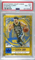 Stephen Curry [Sapphire] #37 Basketball Cards 2018 Panini Court Kings Prices