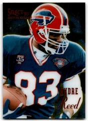 Andre Reed #36 Football Cards 1995 Panini Select Certified Prices
