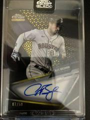 Alex Bregman [Gold Refractor] #CBA-ABR Baseball Cards 2021 Topps Chrome Black Autographs Prices
