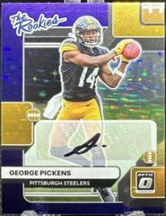 George Pickens [Autograph Purple Stars] #TR-12 Football Cards 2022 Panini Donruss Optic The Rookies Prices