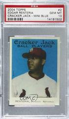 Edgar Renteria [Mini Blue] #2 Baseball Cards 2004 Topps Cracker Jack Prices