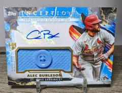 Alec Burleson [Blue Buttons] Baseball Cards 2023 Topps Inception Autograph Patch Prices