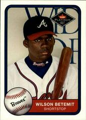 Wilson Betemit Baseball Cards 2001 Fleer Platinum Prices