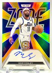 Mike Conley [Gold] Basketball Cards 2021 Panini Spectra In The Zone Autographs Prices
