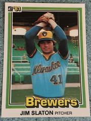 Jim Slaton #447 Baseball Cards 1981 Donruss Prices