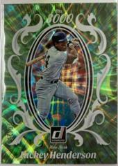 Rickey Henderson [Green] Baseball Cards 2023 Panini Donruss Mr. 3000 Prices