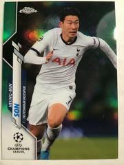 Heung Min Son [Green Bubbles Refractor] Soccer Cards 2019 Topps Chrome UEFA Champions League Prices