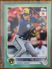 Christian Yelich [Jade Green] #7 Baseball Cards 2022 Topps Japan Edition Prices