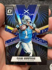 Cam Newton [Blue] #5 Football Cards 2016 Panini Donruss Optic X-Factor Prices
