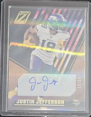 Justin Jefferson [Autograph] #27 Football Cards 2021 Panini Zenith Prices