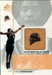 Chris Porter #CP Basketball Cards 2000 SP Game Floor Authentic Floor Prices