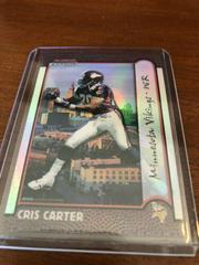 Cris Carter [Interstate Refractor] #84 Football Cards 1999 Bowman Chrome Prices