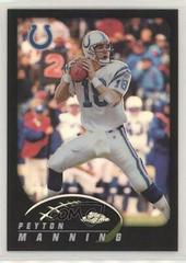 Peyton Manning [Black Refractor] Football Cards 2002 Topps Chrome Prices