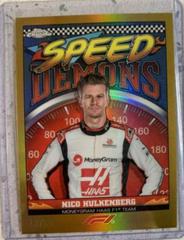 Nico Hulkenberg [Gold Refractor] #SD-NH Racing Cards 2023 Topps Chrome Formula 1 Speed Demons Prices