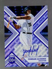 Yordan Alvarez [Autograph Aspirations Blue] #124 Baseball Cards 2018 Panini Elite Extra Edition Prices