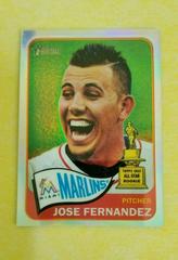Jose Fernandez [Refractor] #439 Baseball Cards 2014 Topps Heritage Chrome Prices