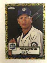 Alex Rodriguez [Black Gold] #689 Baseball Cards 2021 Topps Chrome Platinum Anniversary Prices