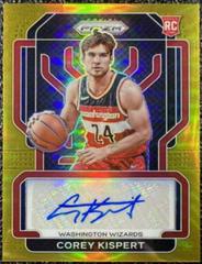 Corey Kispert [Gold Prizm] Basketball Cards 2021 Panini Prizm Rookie Signatures Prices