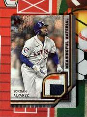 Yordan Alvarez Baseball Cards 2023 Topps Museum Collection Meaningful Materials Relics Prices