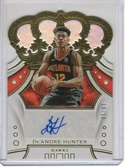 De'Andre Hunter [Gold] Basketball Cards 2019 Panini Crown Royale Rookie Autographs Prices