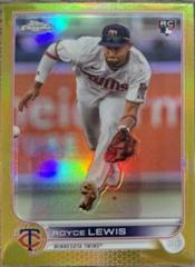 Royce Lewis [Gold] Baseball Cards 2022 Topps Chrome Update Prices