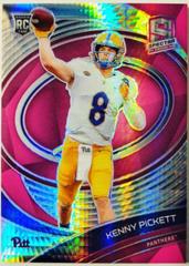 Kenny Pickett [Neon Pink] Football Cards 2022 Panini Chronicles Draft Picks Spectra Prices