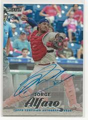 Jorge Alfaro [Rainbow Foil] Baseball Cards 2017 Stadium Club Autographs Prices
