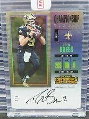 Drew Brees [Autograph Championship Ticket] #391 Football Cards 2017 Panini Contenders Prices