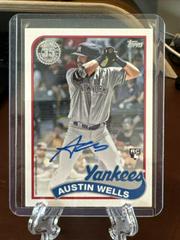 Austin Wells Baseball Cards 2024 Topps 1989 Autograph Prices