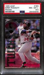 Kirby Puckett [Promo] #183 Baseball Cards 1995 Leaf Prices