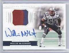 Willie McGinest Football Cards 2018 National Treasures Material Signatures Prices