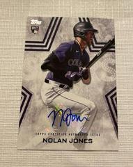 Nolan Jones #BSA-NJ Baseball Cards 2023 Topps Update Stars Autographs Prices