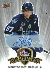 Sidney Crosby [Autograph White] Hockey Cards 2022 Upper Deck CHL Graduates Prices