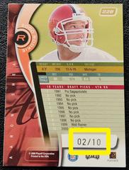 Aaron Shea [Players Honors] Football Cards 2000 Playoff Absolute Prices