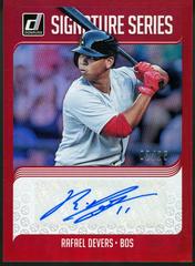 Rafael Devers [Red] #SS-RD Baseball Cards 2018 Panini Donruss Signature Series Prices