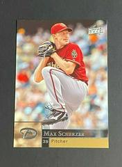 Max Scherzer #11 Baseball Cards 2009 Upper Deck Prices